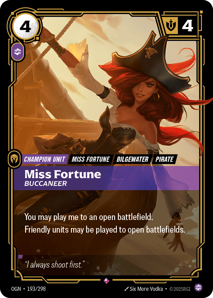 Miss Fortune, Buccaneer