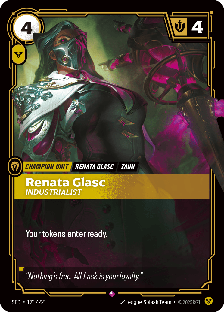 Renata Glasc, Industrialist